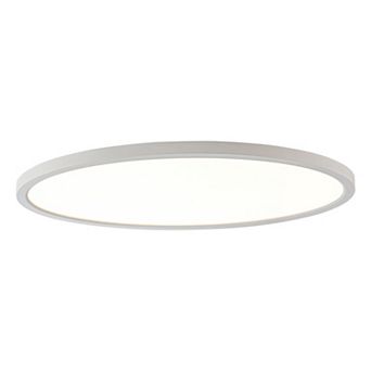 C Cattleya 32-Inch White Dimmable LED Ceiling Light Flush Mount