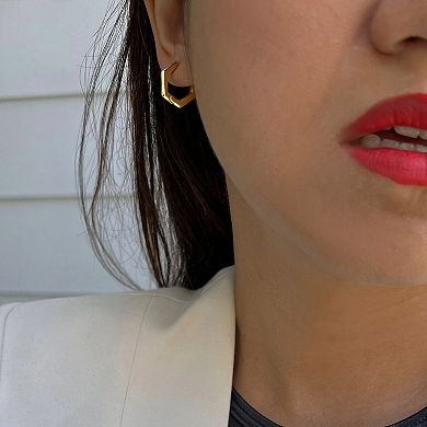 INNOVATE Hexagon Huggie (One Earring Only)