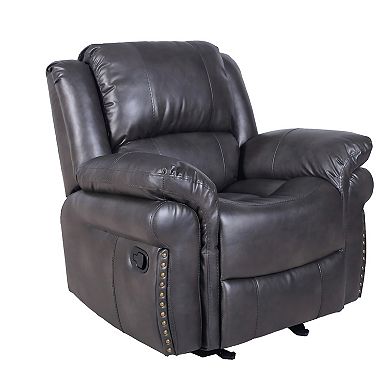 3 piece set of Recliner, 2-seater & 3 seater sofa with Console, Drop-Down Table and Cupholders