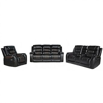 3 pc Manual Recliner Set