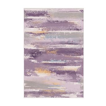 Washable Area Rugs for Living Room Non-Slip Modern Abstract Soft Rug for Bedroom Entryway Bedroom