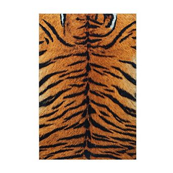 Animal Print Area Rug, Washable Rugs for Bedroom Living Room, Non-Slip Carpet for Dining Room