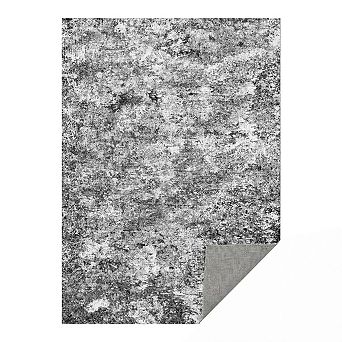 Low Pile Area Rugs for Living Room, Soft Carpet for Bedroom Dining Room, Non Slip Backing,Washable