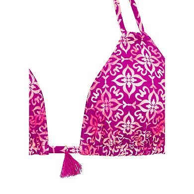 Lascana Women's Tassel Detail Triangle Bikini Top