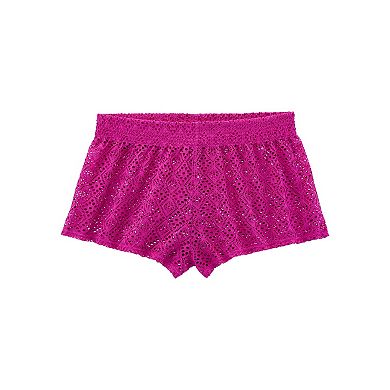 Lascana Women's Eyelet Cover Up Shorts