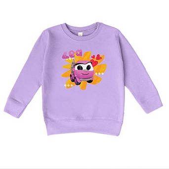 Leo the Truck Lea Name Distressed - Kids Toddler Graphic Sweatshirt