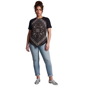 Avenue Women's Plus Size Ophelia Bandana Top