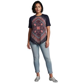 Avenue Women's Plus Size Ophelia Bandana Top