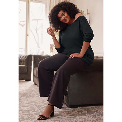 Avenue Women's Plus Size Convertible Pullover Sweater