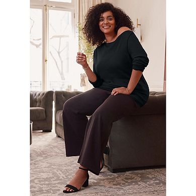 Avenue Women's Plus Size Convertible Pullover Sweater