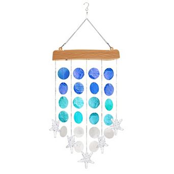 Solar Shell Wind Chime: Outdoor Decor for Women, Moms, Grandmas gift