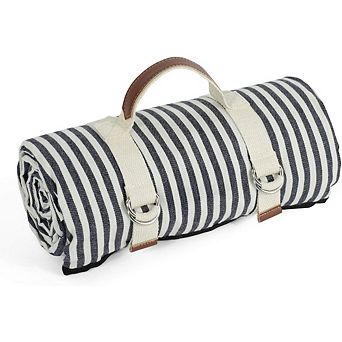 JUANWANG Waterproof Picnic Mat with Carry Strap, Beach & Camping Blanket