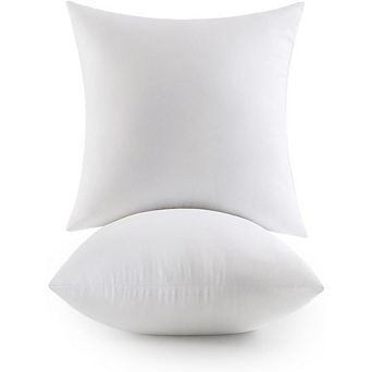 UPFHBL 2-Pack 18"x18" Waterproof Outdoor Pillow Inserts, Patio Garden Cushions