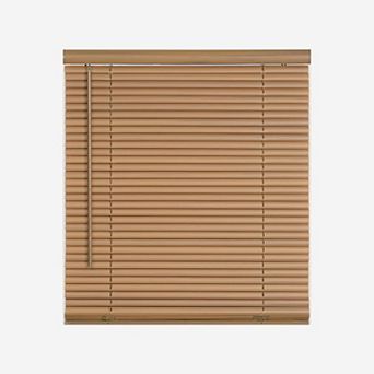 Cordless Light Filtering Mini Blinds - 34" Width, 64" Length, 1" Slat