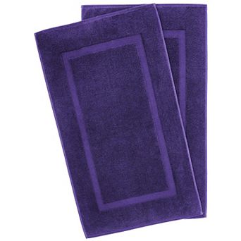 100% Cotton Bath Mats for Bathroom 20x34 in 2 Pack 900 GSM Soft Absorbent Quick Dry Floor Towels