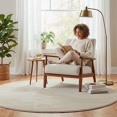 Versatile Indoor Outdoor Area Rug Easy Clean Non Shed Low Pile Great for Layering