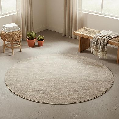 Versatile Indoor Outdoor Area Rug Easy Clean Non Shed Low Pile Great for Layering