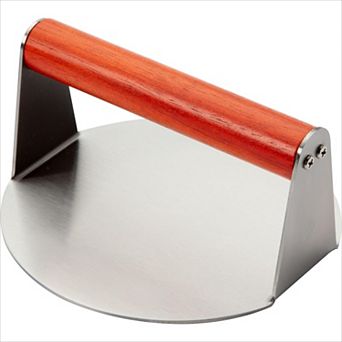 Stainless Steel Smashed Burger Press 6 Inch, Juicy Crispy for BBQs
