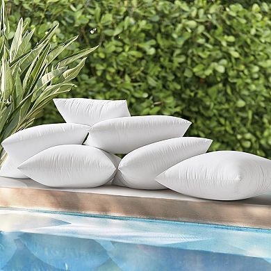 Pack of 2 12x20 Inch Outdoor Pillow Inserts Waterproof Decorative Throw Pillow Insert,for Patio Sofa