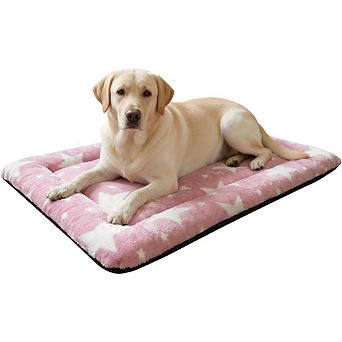 Memory Foam Plush Washable Dog Crate Mat with Non-Slip Base