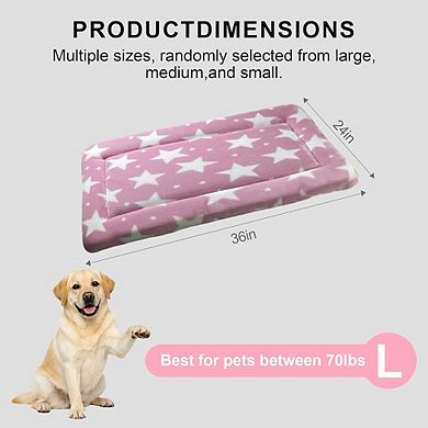 Memory Foam Plush Washable Dog Crate Mat with Non-Slip Base