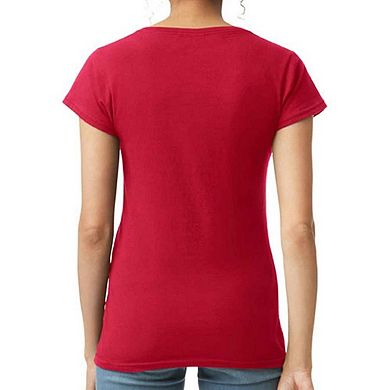 Gildan Womens/Ladies Softstyle V Neck T-Shirt