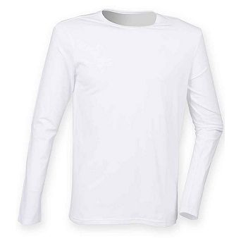 Skinni Fit Mens Feel Good Stretch Long-Sleeved T-Shirt