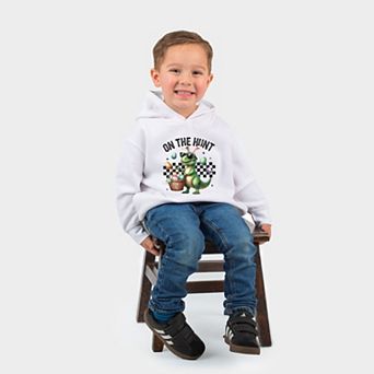 On The Hunt Dino - Toddler Hoodie