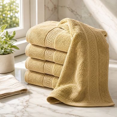 100 Percent Cotton Ring Spun 600 GSM Quick Dry Absorbent Towel Set