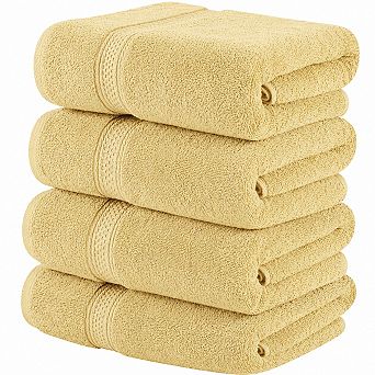100 Percent Cotton Ring Spun 600 GSM Quick Dry Absorbent Towel Set