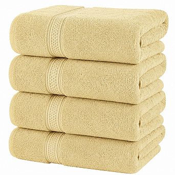 100% Cotton Ring Spun 600GSM Quick Drying Absorbent Towel Set For Home Hotel Spa Gym