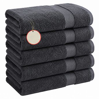 100% Cotton Quick Dry Absorbent Soft Towels For Bath Gym Spa Pool Shower 6 Pack