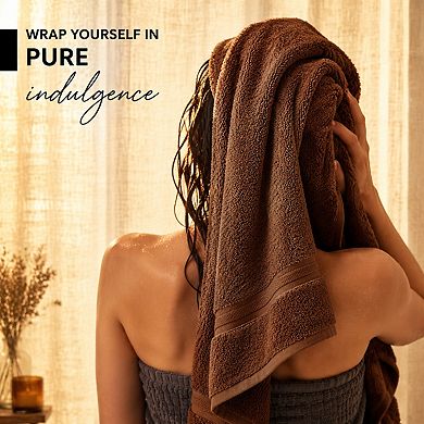 100 Cotton Quick Dry Absorbent Towels 6 Pack For Gym Spa Pool Bathroom