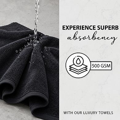 100% Cotton Quick Dry Absorbent Soft Towels For Gym Spa Bathroom Pool
