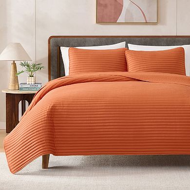 CGK Linens Quilted Bedspread, Diamond Stitch, Lightweight, Soft & Breathable w/ Shams