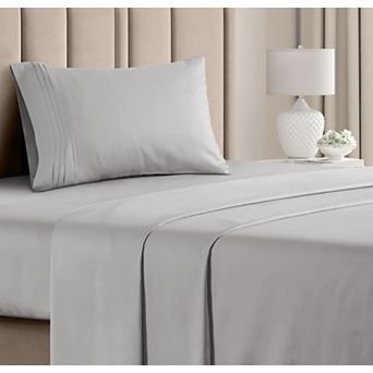 CGK Linens 4 pc Soft Double Brushed Deep Pocket Sheet Set