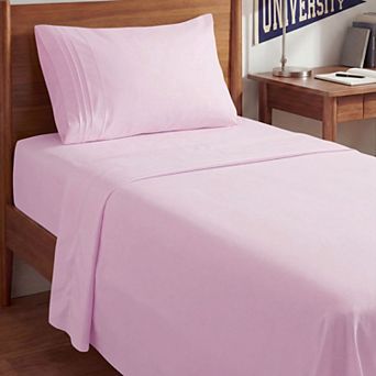 CGK Linens 4 pc Soft Double Brushed Deep Pocket Sheet Set