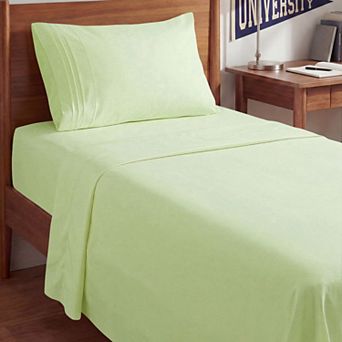 CGK Linens 4 pc Soft Double Brushed Deep Pocket Sheet Set