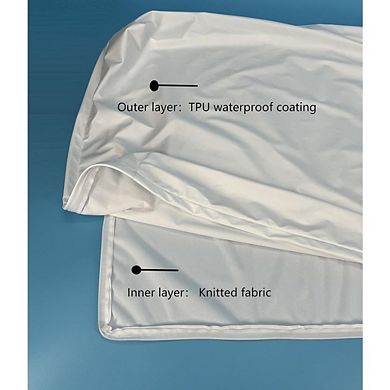 Waterproof Dog Bed Liner with Zipper Replacement Cover