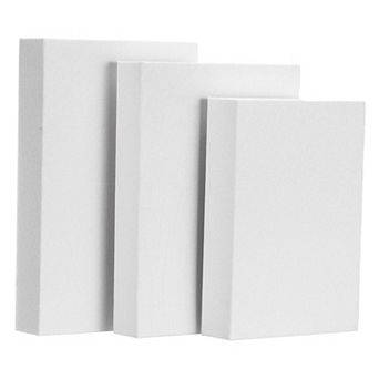 3 pc Fake Book Box Linen Decorative Faux Books Magnetic Storage Box for Modern Aesthetic Home Office