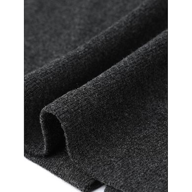 Knit Top for Women's Long Sleeve Button Down Fitted Solid Casual Cardigan