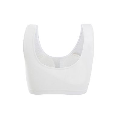 Women's Training Cotton Wire Free Comfort Removable Pad Vest Tops Bra