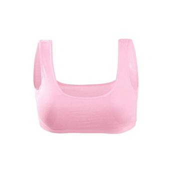 Women's Training Cotton Wire Free Comfort Removable Pad Vest Tops Bra