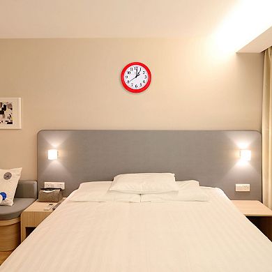 1Pc Quartz Battery Operated Silent Round Wall Clock