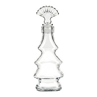 2 pc Decorative Glass Jars with Cork Stoppers Wishing Bottles for Home Decor