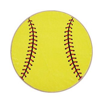 Machine Washable Soccer Rugs for Bedroom, Baseball Rug for Boys, Kids Basketball Carpet