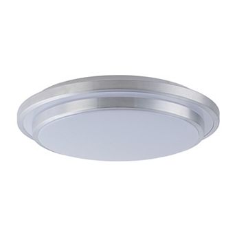 C Cattleya 14-Inch Modern Dimmable LED Flush Mount Ceiling Light (3000K/4000K/5000K)