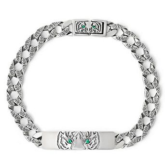 Bold Tiger Head Engraved Chain Bracelet for Women - Statement Retro Jewelry, Ideal for Daily