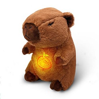Capybara Breathing Stuffed Animal,Anxiety Relief Sleeping Plush with Realistic Breathing Motion