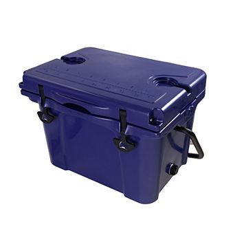 25-qt Portable Cooler with Bottle Opener, Cup Holder, Forming Ruler, 5-7 Day Ice Retention